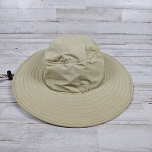NORDIC GEAR Light Weight Tan Wide Brim Bucket Boonie Sun Hat Sz M/L